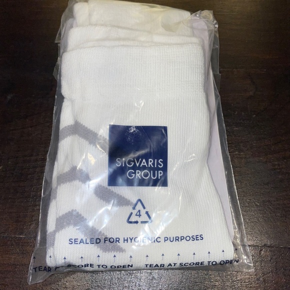 New Sigvaris Sports Athletic Recovery White Compression Socks XL 08771 - Picture 4 of 6